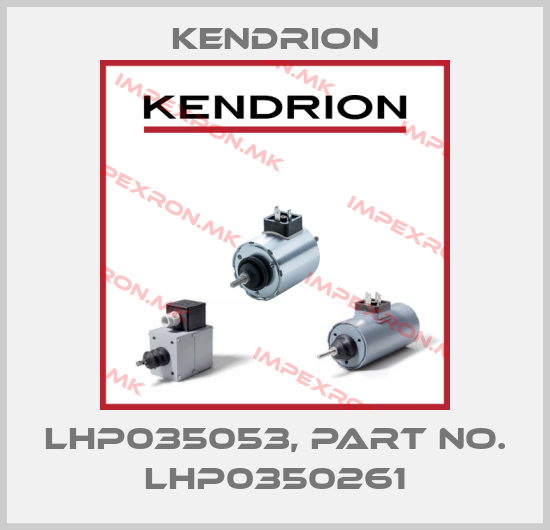 Kendrion-LHP035053, Part no. LHP0350261price