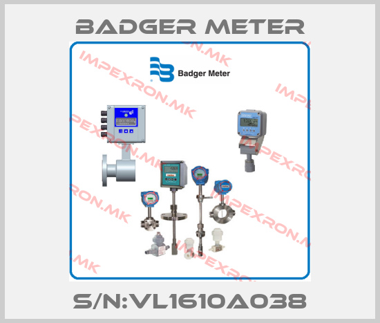 Badger Meter-S/N:VL1610A038price