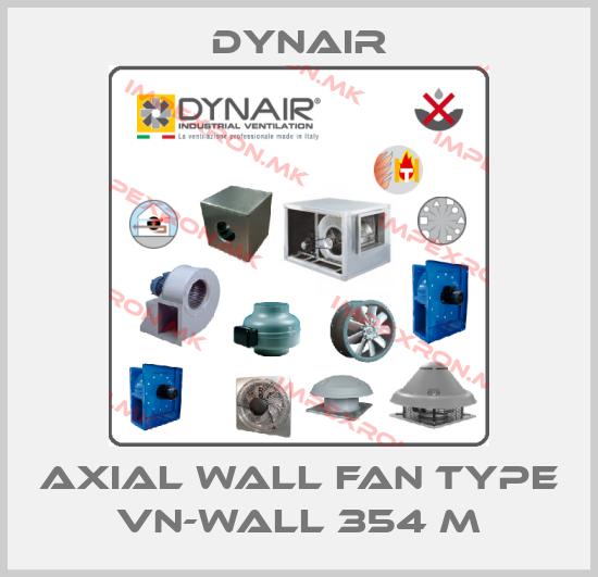 Dynair-Axial wall fan type VN-Wall 354 Mprice