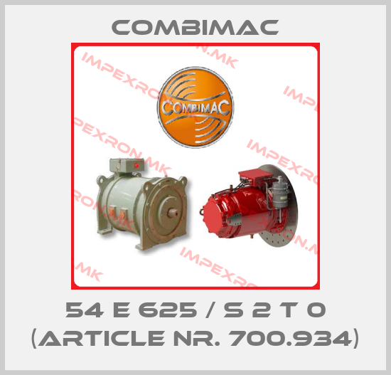 Combimac-54 E 625 / S 2 T 0 (Article nr. 700.934)price