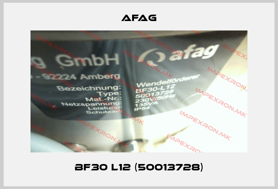 Afag-BF30 L12 (50013728)price