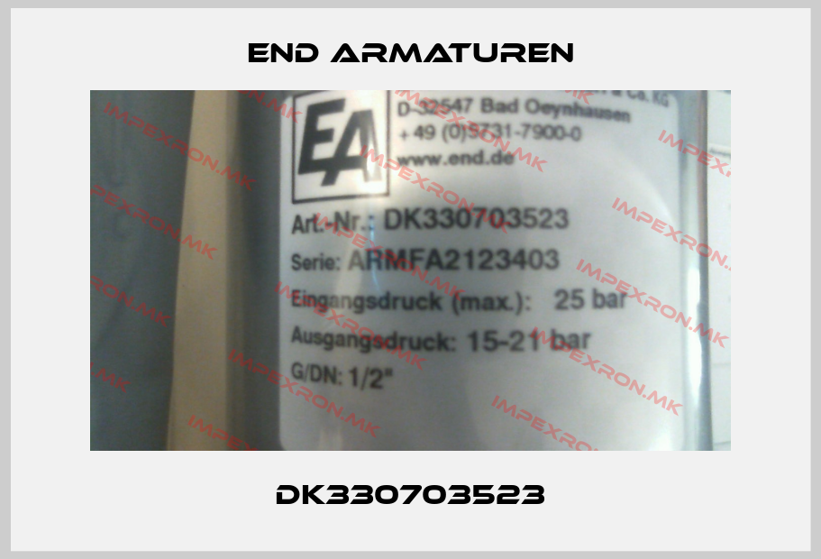 End Armaturen-DK330703523price