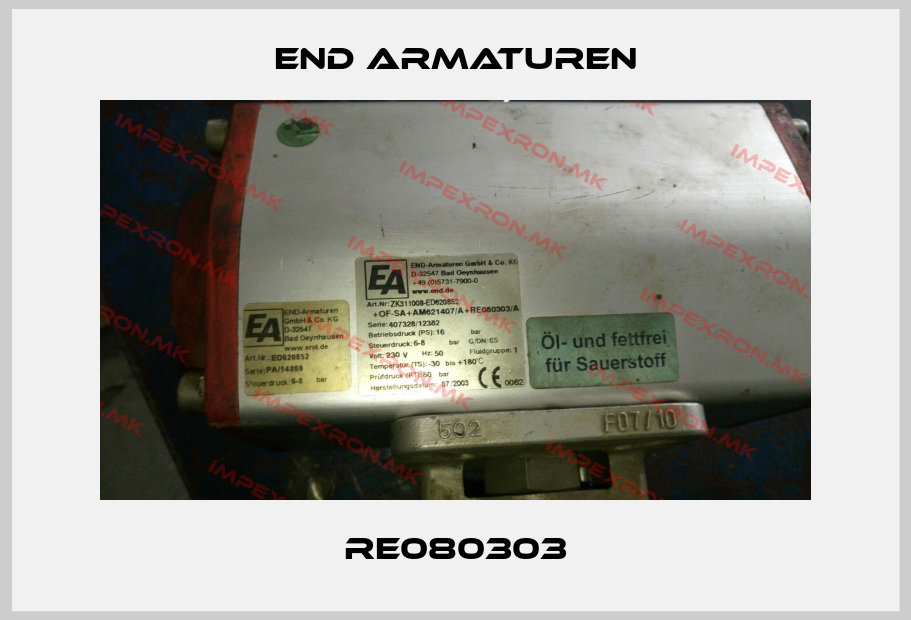 End Armaturen-RE080303price