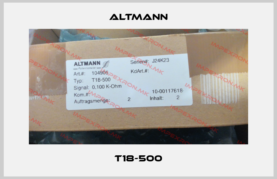 ALTMANN-T18-500price