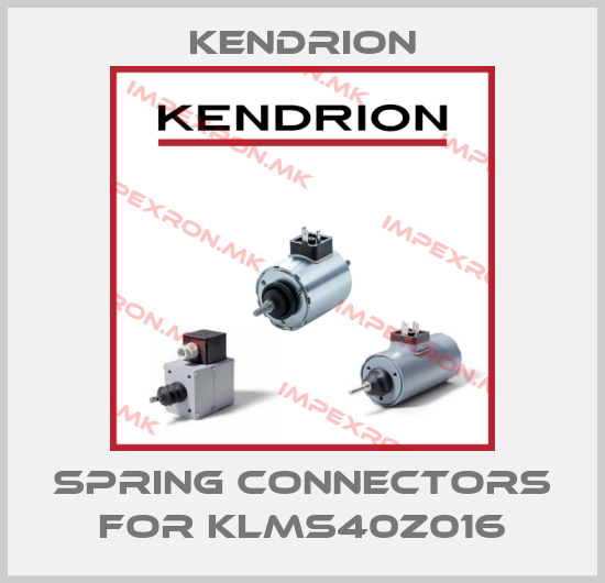 Kendrion-Spring Connectors for KLMS40Z016price