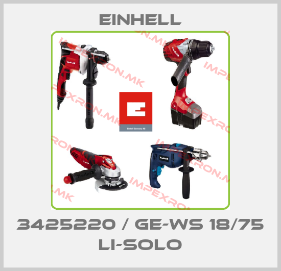 Einhell-3425220 / GE-WS 18/75 Li-Soloprice