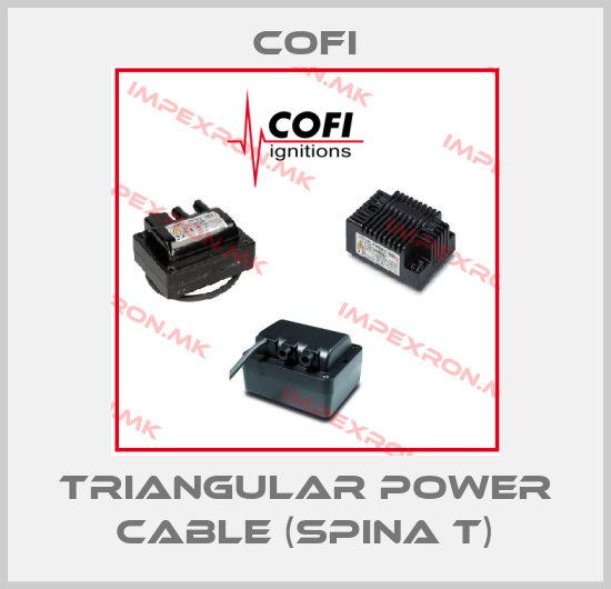 Cofi-TRIANGULAR POWER CABLE (SPINA T)price