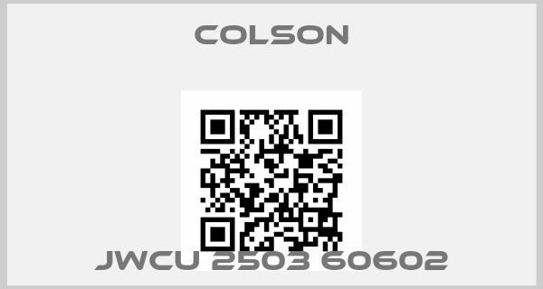 Colson-JWCU 2503 60602price