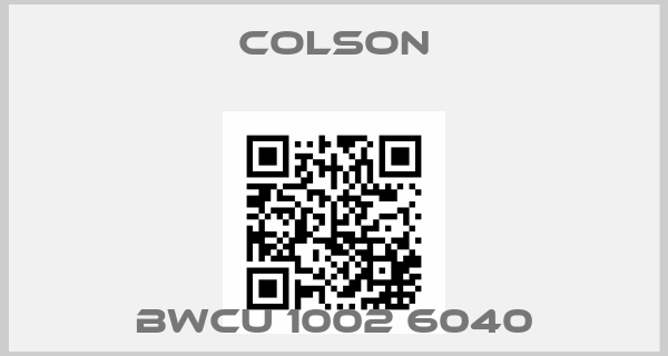 Colson-BWCU 1002 6040price