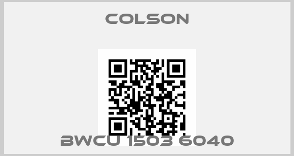 Colson-BWCU 1503 6040price