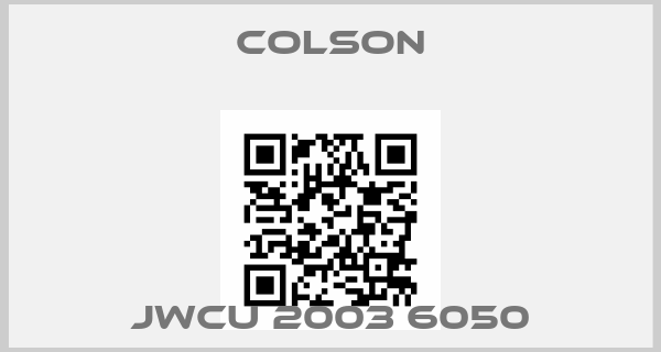 Colson-JWCU 2003 6050price