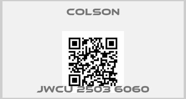 Colson-JWCU 2503 6060price