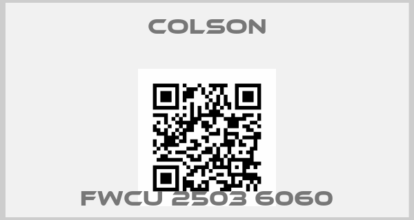 Colson-FWCU 2503 6060price