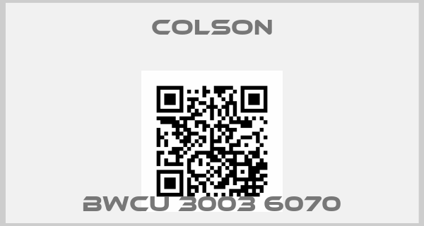 Colson-BWCU 3003 6070price