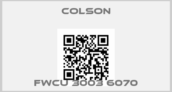 Colson-FWCU 3003 6070price