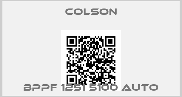 Colson-BPPF 1251 5100 AUTOprice