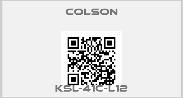 Colson-KSL-41C-L12price