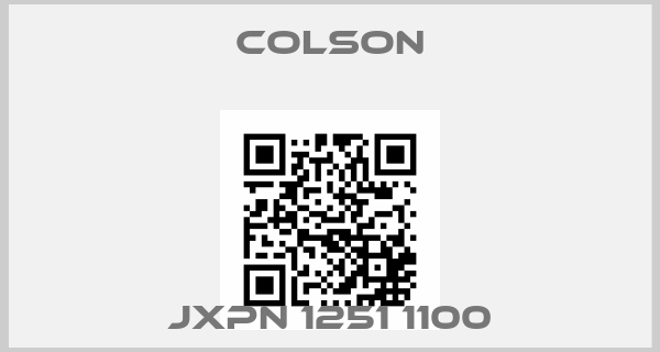 Colson-JXPN 1251 1100price