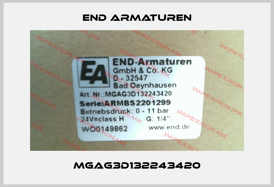 End Armaturen-MGAG3D132243420price