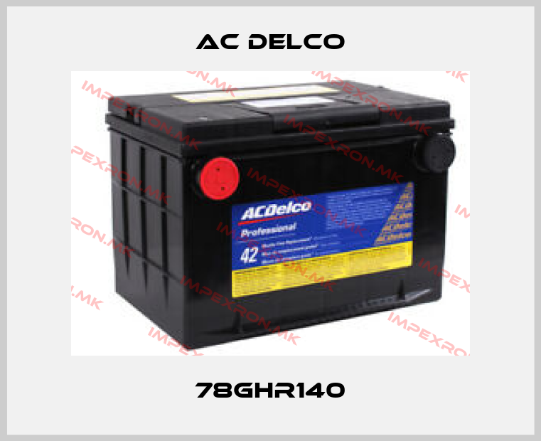 AC DELCO-78GHR140price