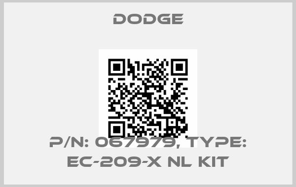 Dodge-p/n: 067979, Type: EC-209-X NL KITprice