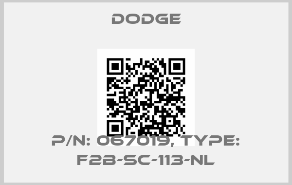 Dodge-p/n: 067019, Type: F2B-SC-113-NLprice