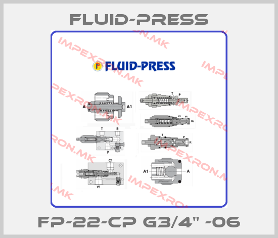 Fluid-Press-FP-22-CP G3/4" -06price