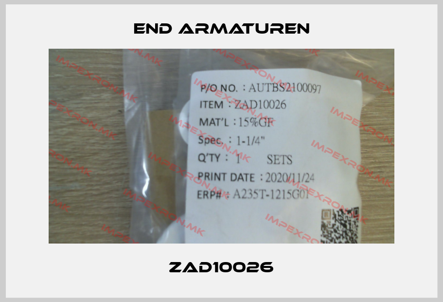 End Armaturen-ZAD10026price