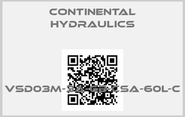 Continental Hydraulics-VSD03M-3A-GB-CSA-60L-Cprice