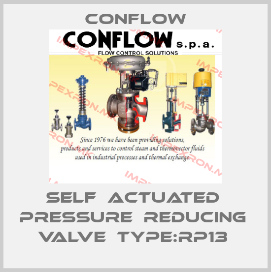 CONFLOW-SELF  ACTUATED  PRESSURE  REDUCING  VALVE  TYPE:RP13 price