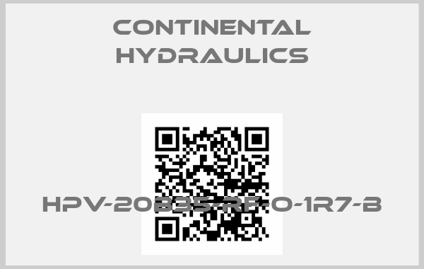 Continental Hydraulics-HPV-20B35-RF-O-1R7-Bprice