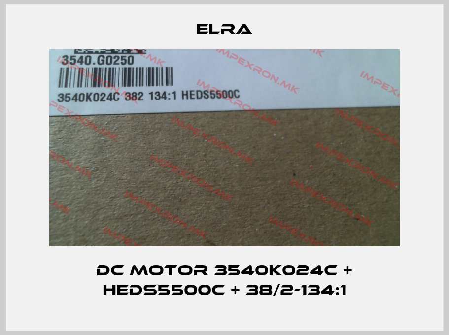 Elra-DC MOTOR 3540K024C + HEDS5500C + 38/2-134:1price