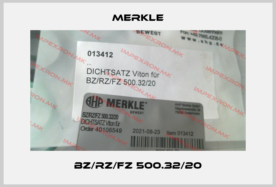 Merkle-BZ/RZ/FZ 500.32/20price