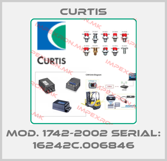 Curtis-Mod. 1742-2002 Serial: 16242C.006846price