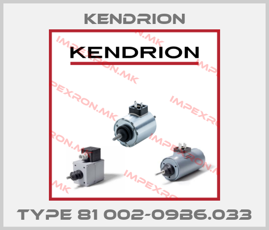 Kendrion-Type 81 002-09B6.033price