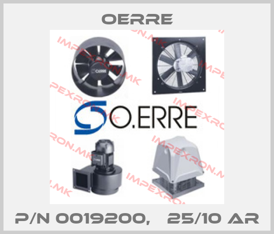 OERRE-P/N 0019200,   25/10 ARprice