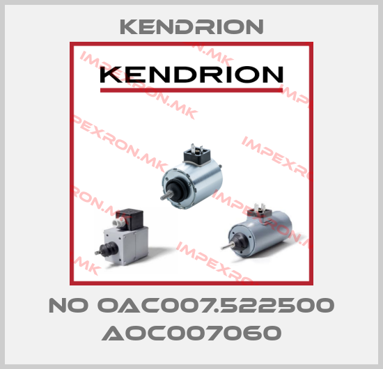 Kendrion-NO OAC007.522500 AOC007060price