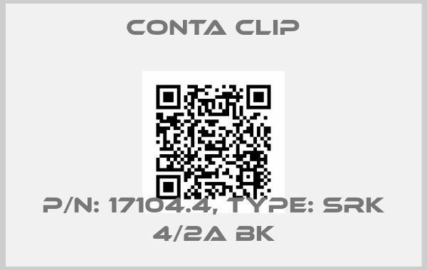 Conta Clip-P/N: 17104.4, Type: SRK 4/2A BKprice