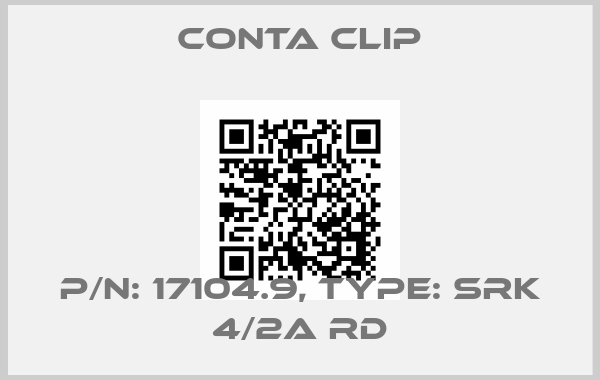 Conta Clip-P/N: 17104.9, Type: SRK 4/2A RDprice