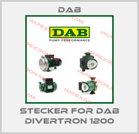 DAB-stecker for DAB divertron 1200price