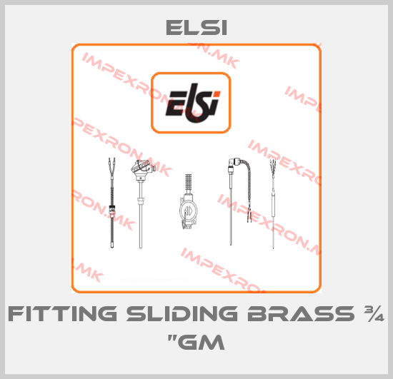 Elsi-Fitting sliding brass ¾ ”GMprice