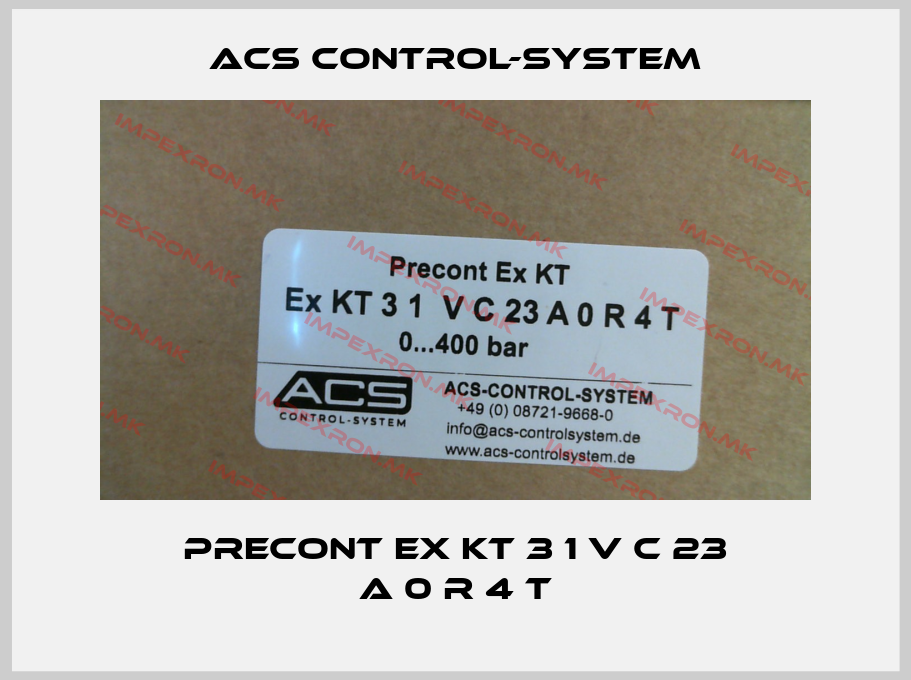 Acs Control-System-Precont Ex KT 3 1 V C 23 A 0 R 4 Tprice