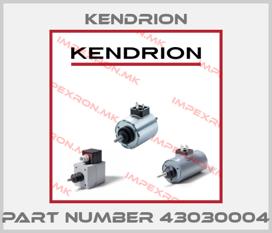 Kendrion-Part number 43030004price