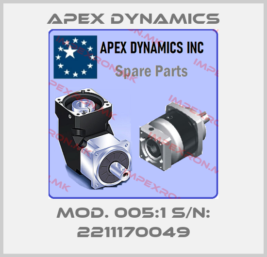 Apex Dynamics-Mod. 005:1 S/N: 2211170049price