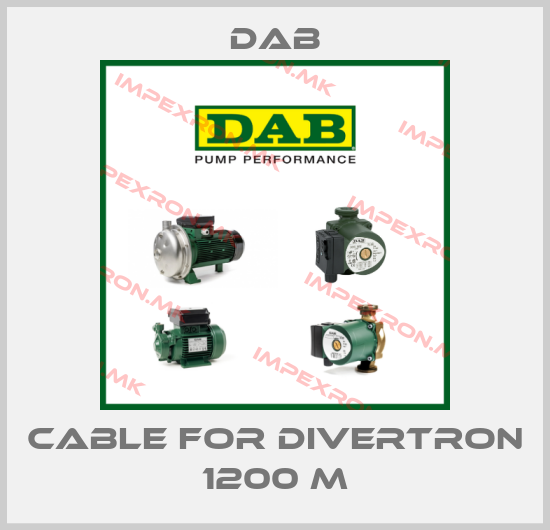 DAB-Cable for DIVERTRON 1200 Mprice