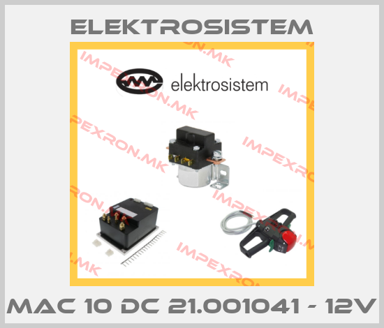 Elektrosistem-MAC 10 DC 21.001041 - 12Vprice