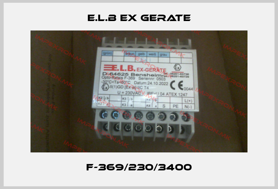 E.L.B Ex Gerate-F-369/230/3400price