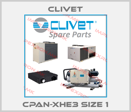 Clivet-CPAN-XHE3 Size 1price