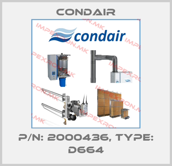 Condair-P/N: 2000436, Type: D664price