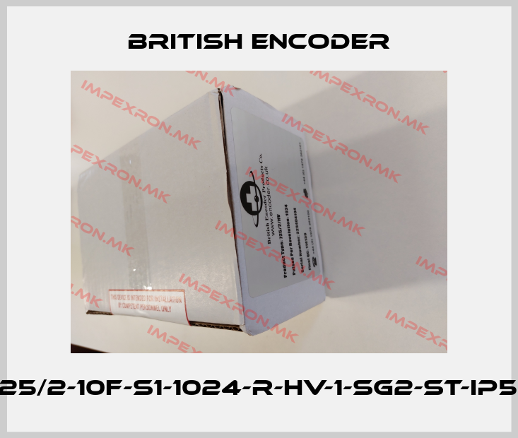 British Encoder-725/2-10F-S1-1024-R-HV-1-SG2-ST-IP50price